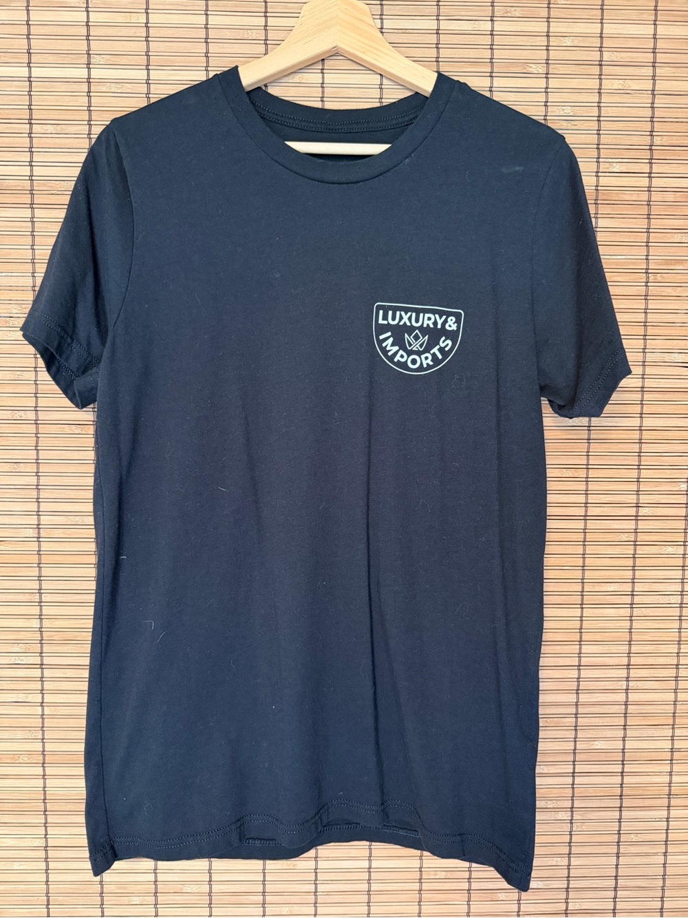 Men's Black Logo Crew Neck T-Shirt
